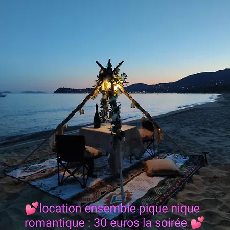 Sakura Chambre Jacuzzi Charme Romantique Terrasse Privée 300m Plage Et Restaurants Valmer - Golfe Saint Tropez Maison d'hôtes